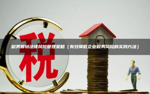 税务保险降低企业税务事务复杂性的策略探讨