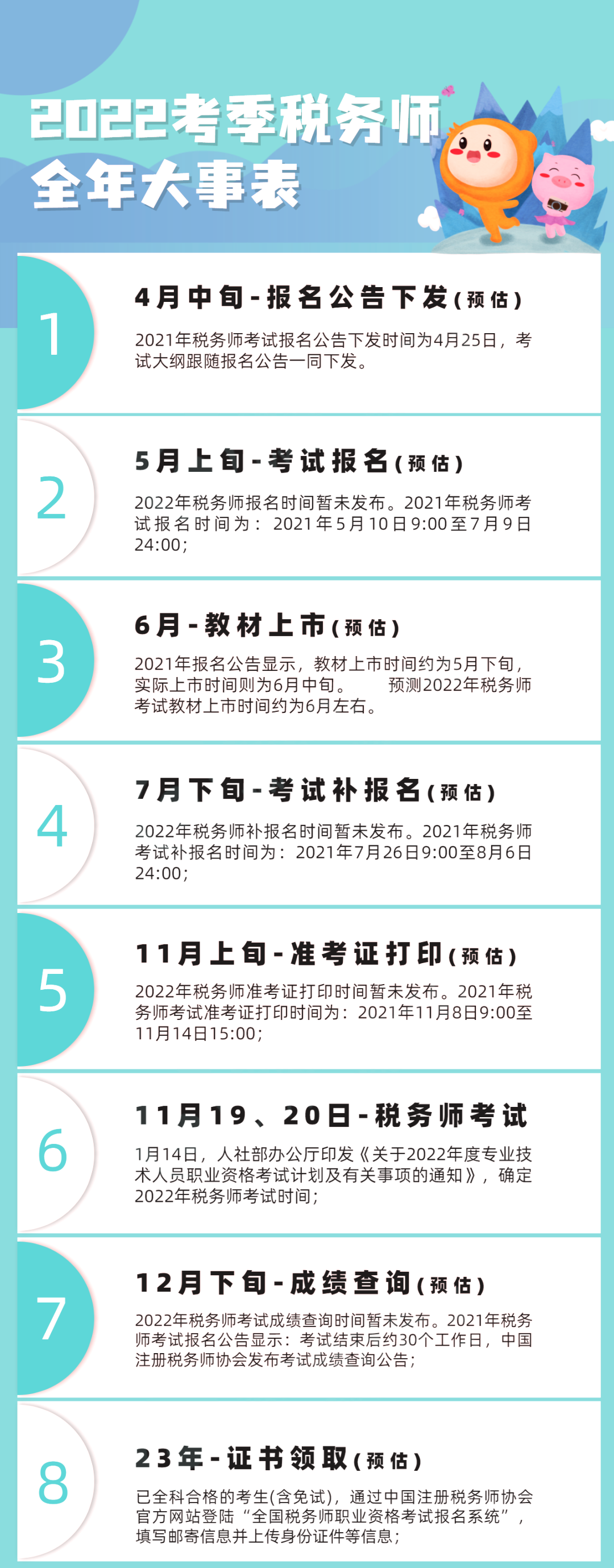 深入了解与解析，税务师考试周期及要求概览