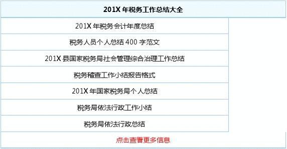 税务个人工作总结，回顾工作历程，前瞻未来发展