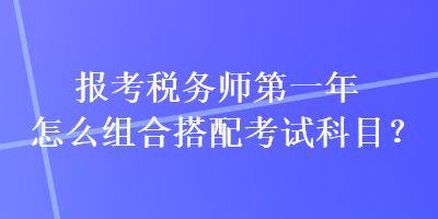 税务师考试组合，财税精英培育的关键路径