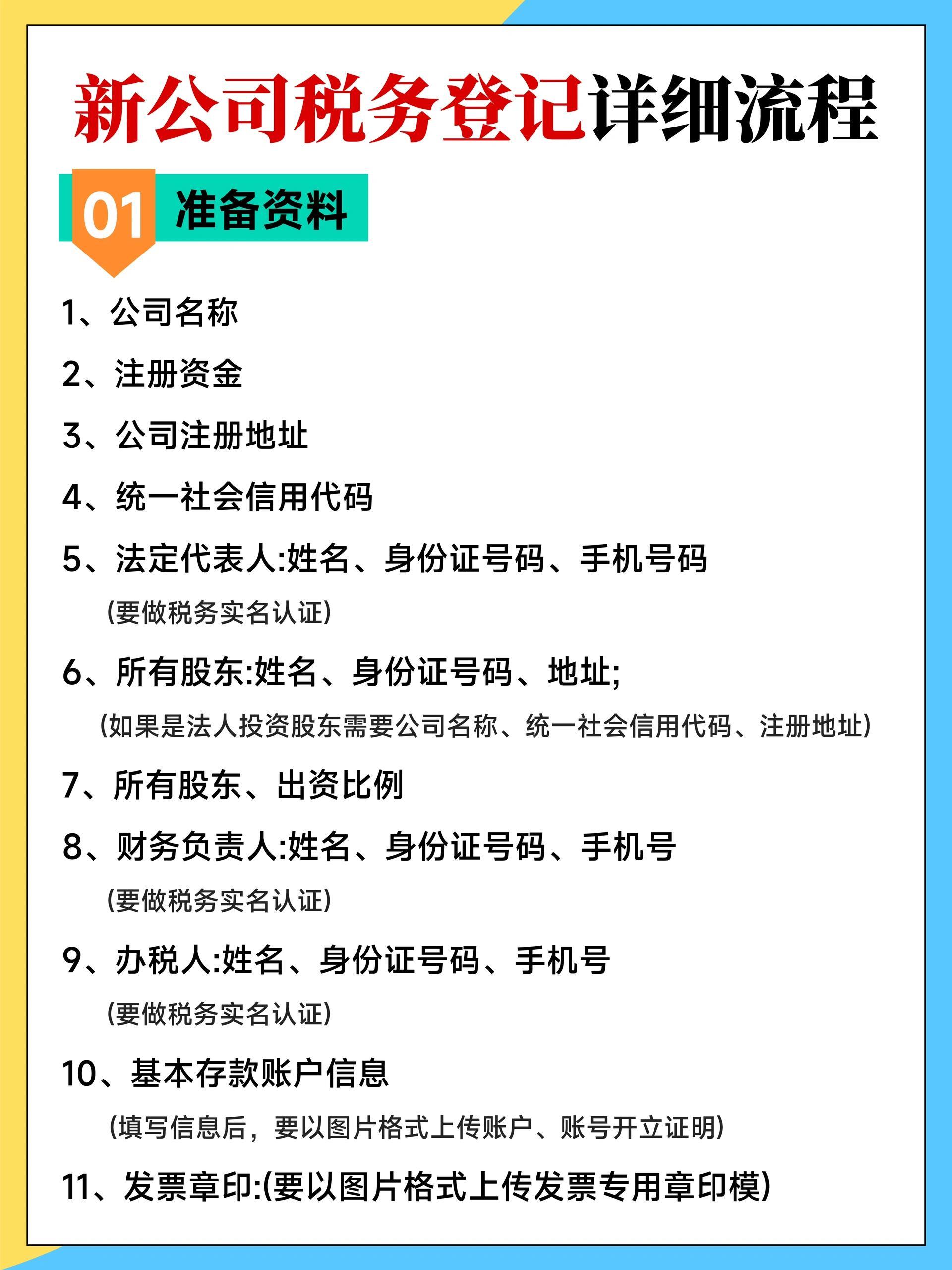 新公司税务办理全流程详解