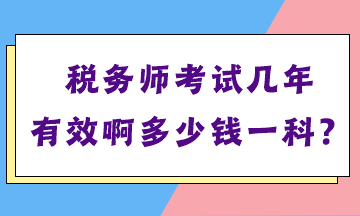 税务师考试费用全解析，一科究竟要花多少钱？