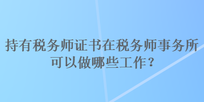 税务师事务所核心业务与职能概述